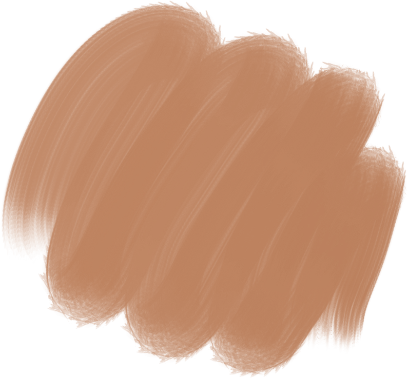 Brown Abstract Watercolor Splotch Brushstroke Shape